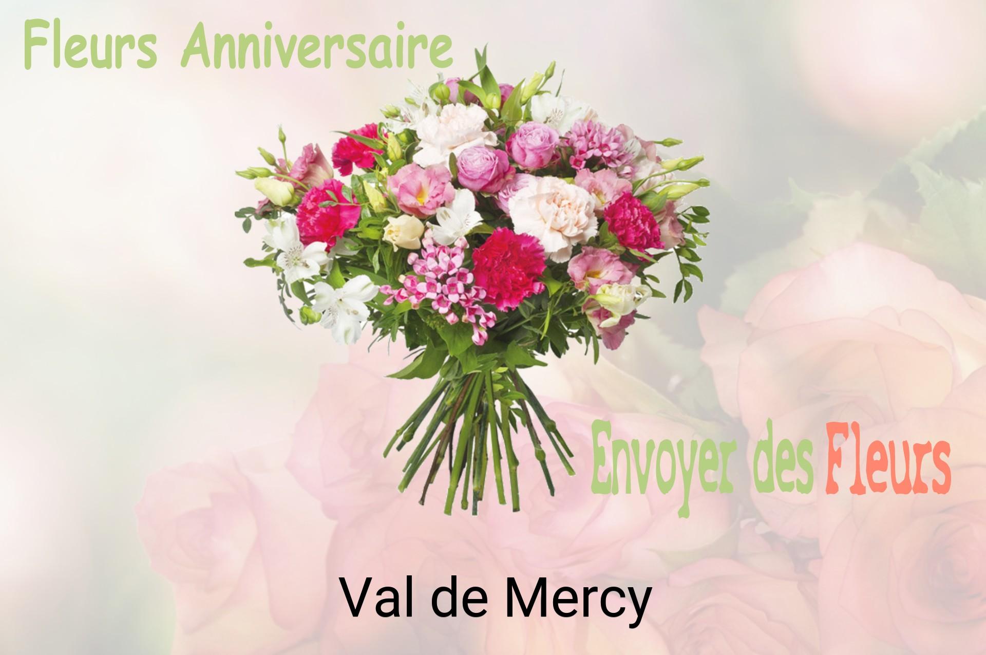 Bouquet de fleurs d’anniversaire livré à Val-de-Mercy